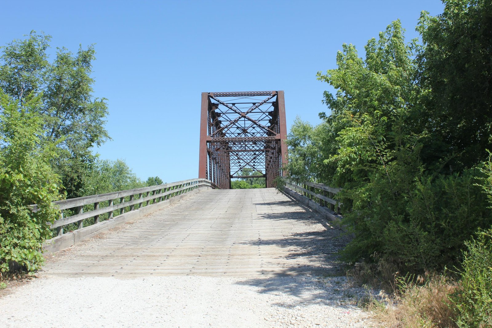 Looking north